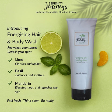 Serenity Journeys Energising Hair & Body Wash
