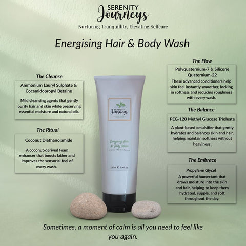 Serenity Journeys Energising Hair & Body Wash