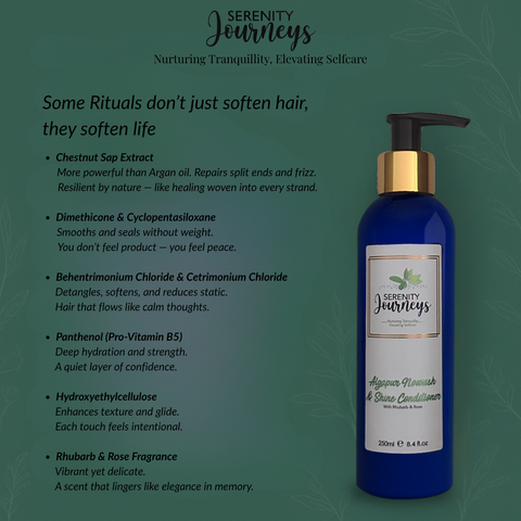 Algapur Nourish & Shine Conditioner – Rhubarb & Rose | 250ml